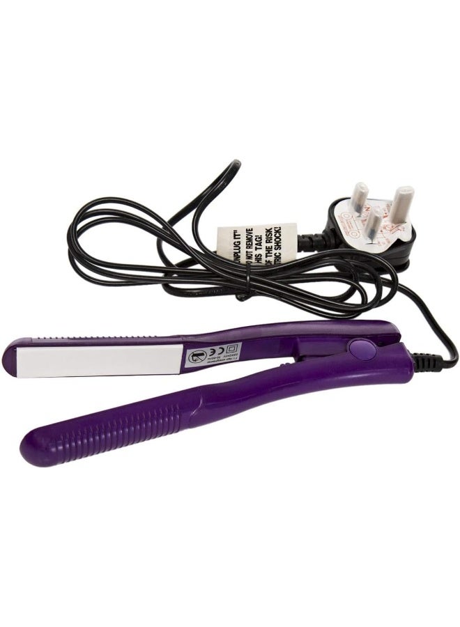 Oneteck Onetech Mini Ceramic Flat Iron, Purple - Image 3