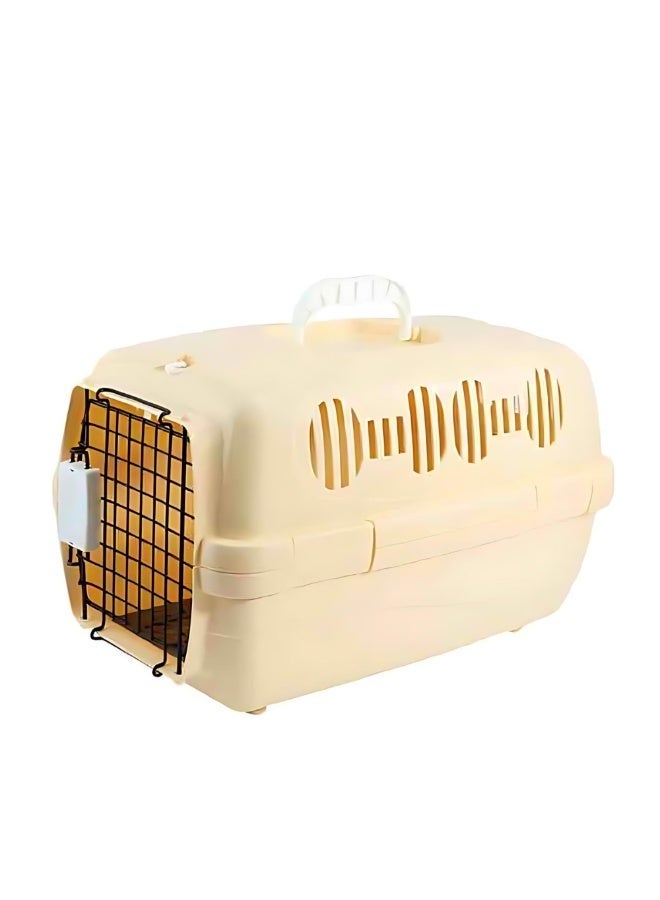 Pado Pet Carrier for Cats and Small Pets – Yellow, 16.5 × 10 × 9.8 in - Image 1