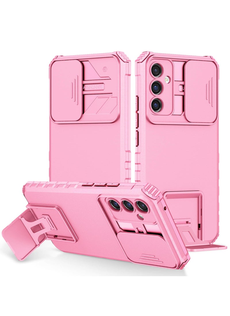 Generic Samsung Galaxy A35 5G / Galaxy A55 5G Case Cover, Innovative Telescopic Bracket, Sliding Protection Camera Window, Slim Thin PC&TPU Shockproof Mobile Phone Case  - Image 1