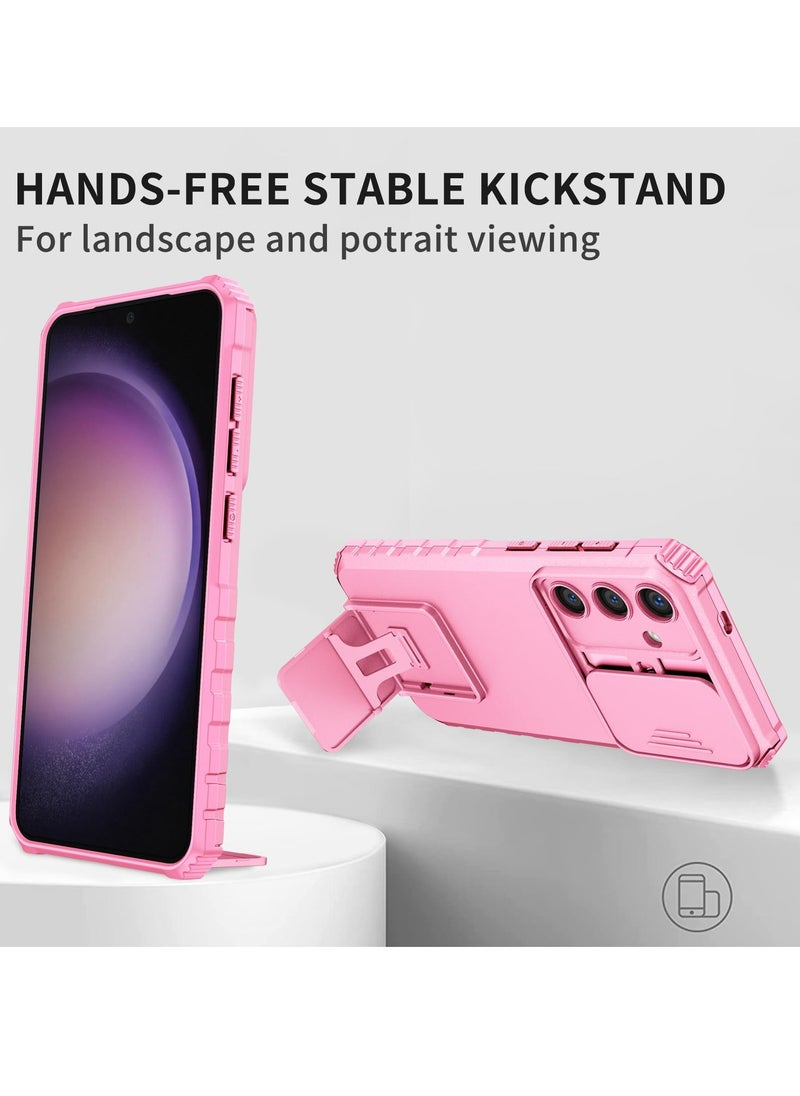 Generic Samsung Galaxy A35 5G / Galaxy A55 5G Case Cover, Innovative Telescopic Bracket, Sliding Protection Camera Window, Slim Thin PC&TPU Shockproof Mobile Phone Case  - Image 5