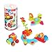 Battat Bristle Blocks STEM Interlocking Building Blocks 54 Pieces Playset Reusable Storage Bucket Developmental Toys for Toddlers Kids Jungle Advetures 2 Years - Image 2