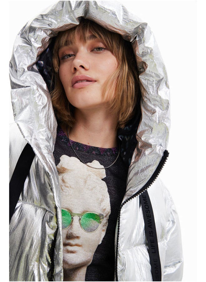 DESIGUAL - Detachable sleeve padded jacket - Image 1