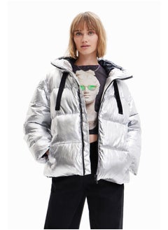 Detachable sleeve padded jacket