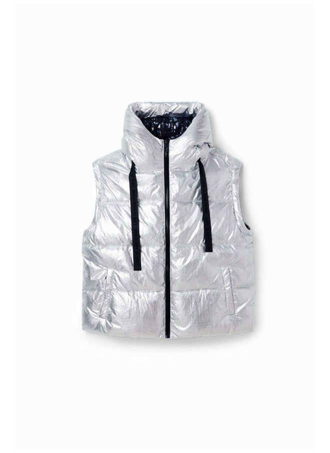 DESIGUAL - Detachable sleeve padded jacket - Image 1