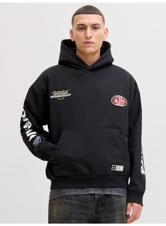 JACK & JONES Logo Regular Fit Pullover Hoodie - Image 1