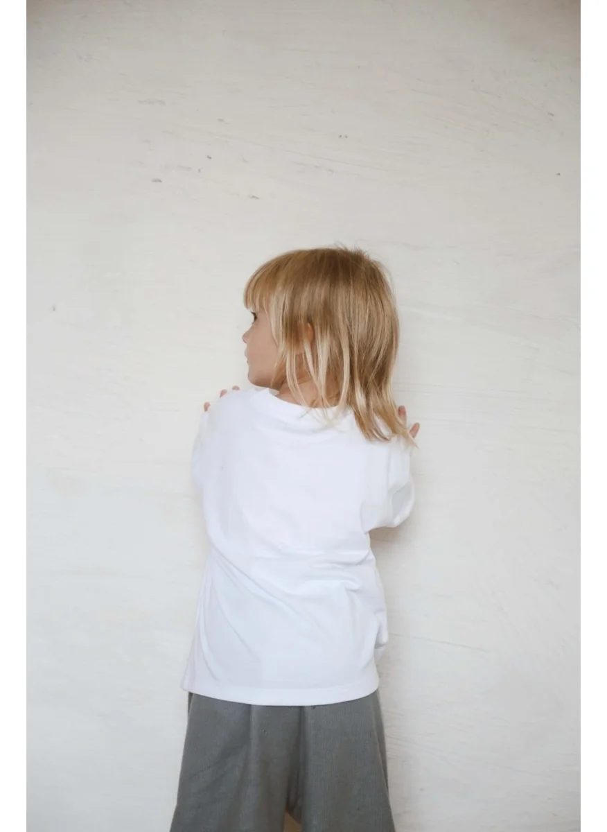 اوهلالا كوالا White Basic Long Sleeve T-Shirt