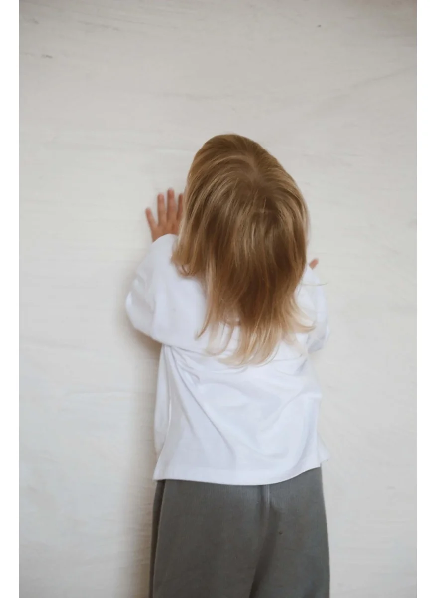 اوهلالا كوالا White Basic Long Sleeve T-Shirt