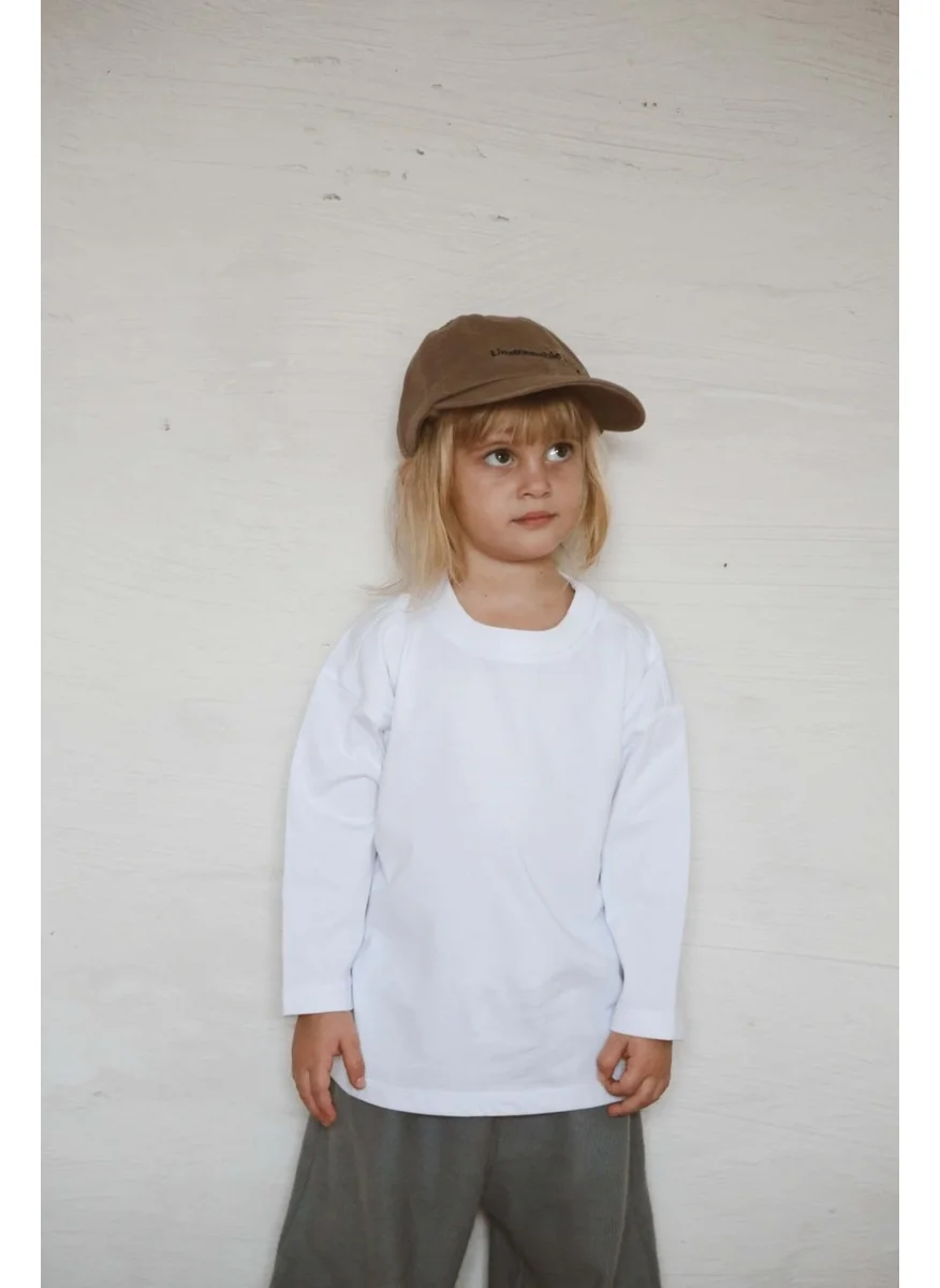 اوهلالا كوالا White Basic Long Sleeve T-Shirt