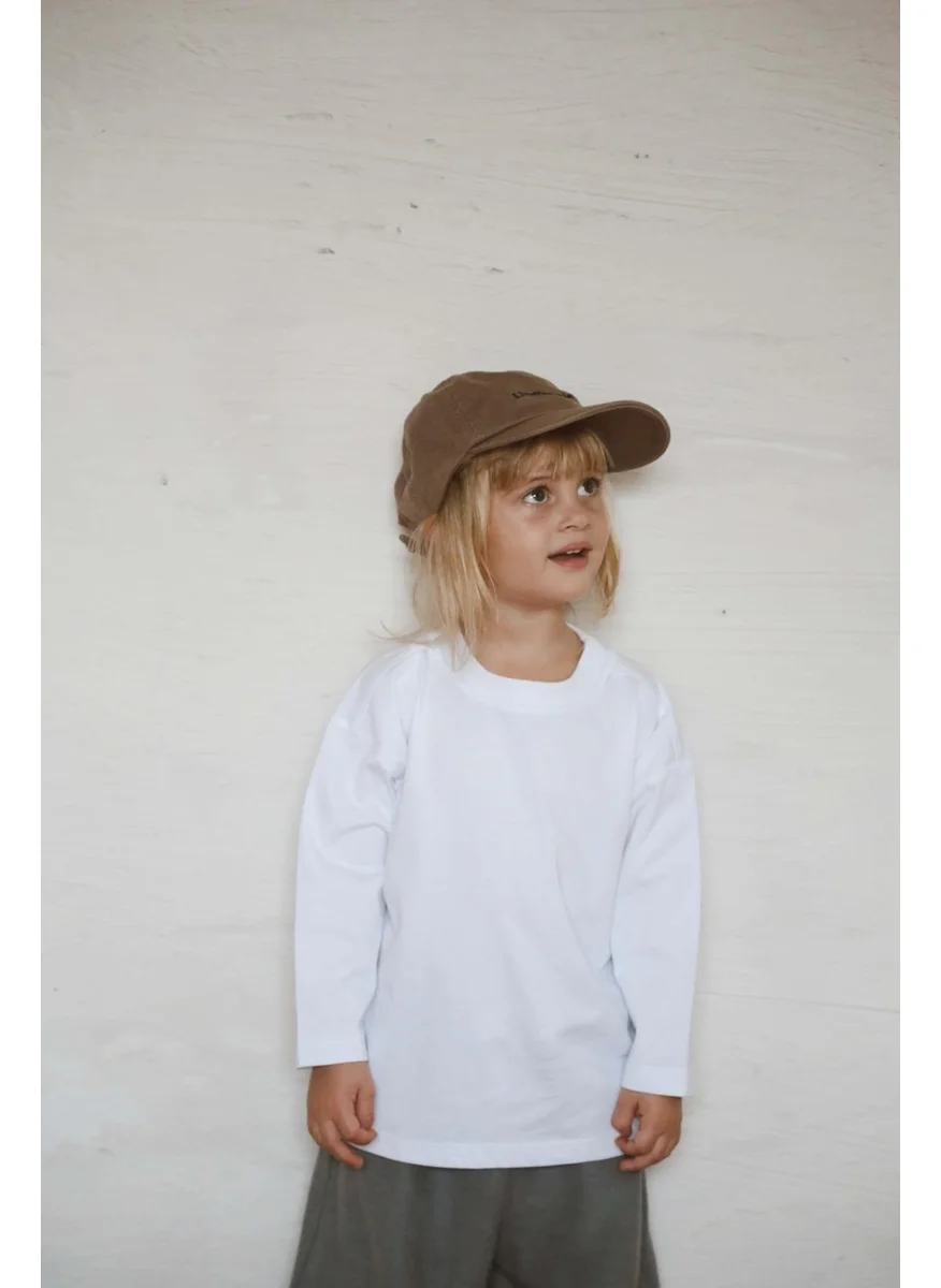 اوهلالا كوالا White Basic Long Sleeve T-Shirt
