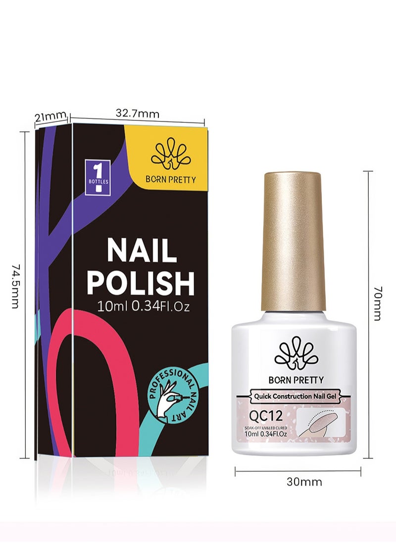 Born Pretty - Nail Polish, Multi Used Super Strong High Gloss Nail Extension Gel, Long Lasting Easy to Use Nail Glue Gel, Nail Repair Treatment 10ml - Image 1