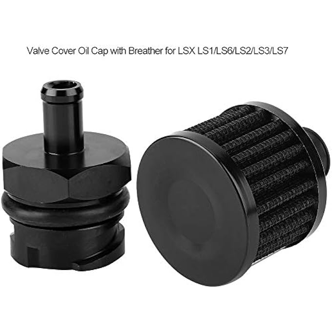 ريحني غطاء زيت غطاء الصمام مع فتحة تنفس مناسبة ل LS1 LS6 LS2 LS3 LS7 حماية المحرك الأسود 972013 - Image 4