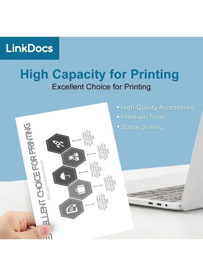 LinkDocs TN810XL High Yield Toner Cartridge Replacement for Brother TN-810 TN810 TN-810XL Used with Brother MFC-L9610CDN HL-EX470W HL-L9410CDN HL-L9430CDN HL-L9470CDN Printer (4 Color Pack) - Image 5