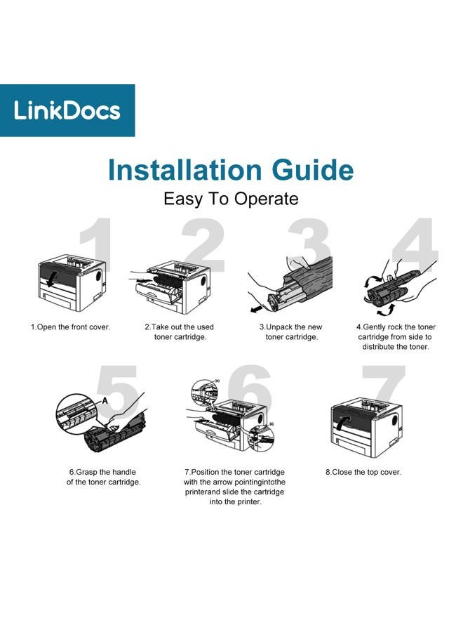 LinkDocs TN810XL High Yield Toner Cartridge Replacement for Brother TN-810 TN810 TN-810XL Used with Brother MFC-L9610CDN HL-EX470W HL-L9410CDN HL-L9430CDN HL-L9470CDN Printer (4 Color Pack) - Image 4