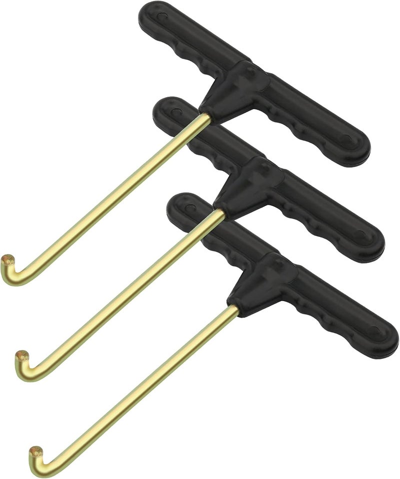 Marvelity 3 Pcs Trampoline Spring Pull Tool Kit, Trampoline Parts T-Hook Puller, Trampoline Accessories Spring Pull T-Shape Hook - Image 1