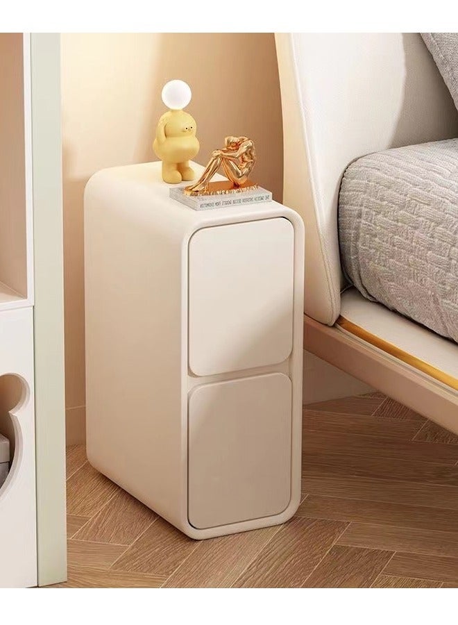 فاشون هوم منضدة ضيقة بتصميم عصري مكونة من قطعة واحدة لغرفة النوم وطاولة جانبية للسرير مع أدراج تخزين وخزانة بجانب السرير لغرفة المعيشة والمكتب 30 × 39 × 47 سم (مجمعة بالكامل) - Image 5