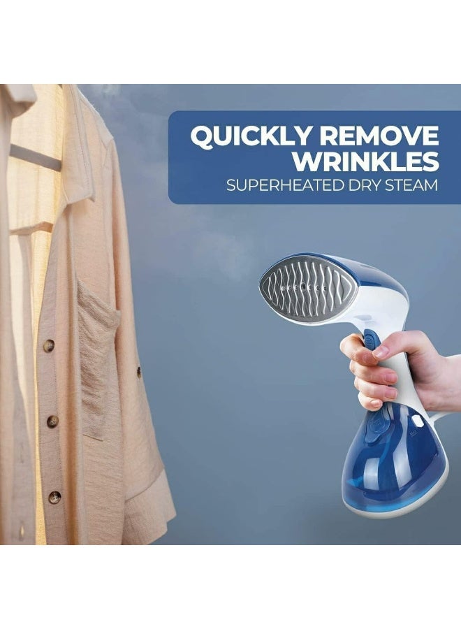 كليكون مكواة بخار محمولة للملابس , 270 مل، 1300 واط، أزرق/أبيض، KGS-311 - Image 5