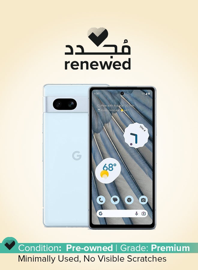 جوجل مجدد - بيكسل 7A أرتيك بلو 128GB 5G LTE - مواصفات دولية - Image 1