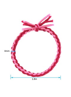 Braided Elastic Hair Ties Hair Ropes Rubber Bands Ponytail Holder Thick Thin Hair Scrunchies Accessories For Women Girls (Random Color) Pack Of 100 - pzsku/Z5E21F54182F187E78D4BZ/45/_/1721024868/58e42ac0-1fa2-4d4c-b563-b940e77422e2