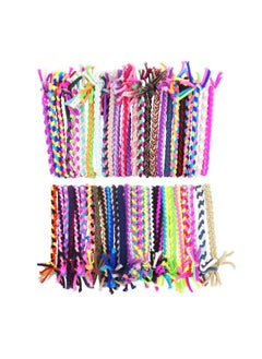 Braided Elastic Hair Ties Hair Ropes Rubber Bands Ponytail Holder Thick Thin Hair Scrunchies Accessories For Women Girls (Random Color) Pack Of 100 - pzsku/Z5E21F54182F187E78D4BZ/45/_/1721024873/213883c1-5c62-4f8f-8b2e-4ea857884f28