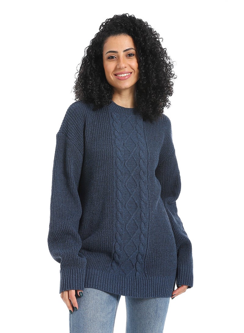 Caesar Women's plain wool pullover with multiple designs - Image 2