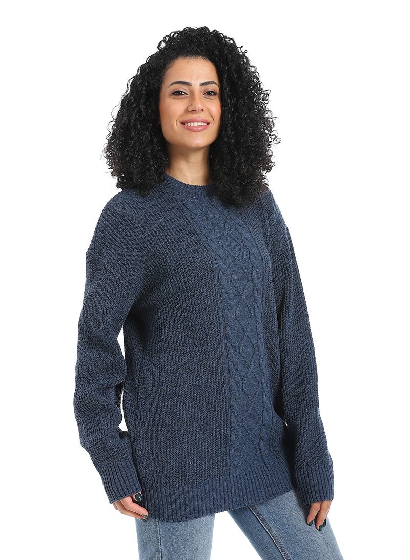 Caesar Women's plain wool pullover with multiple designs - Image 4