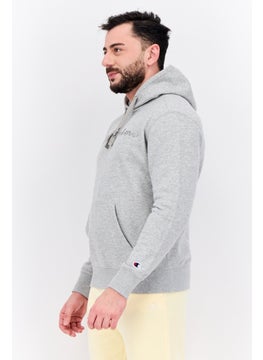 Champion Men Sportswear Fit Long Sleeves Outdoor Sweatshirt, Grey  - Image 2