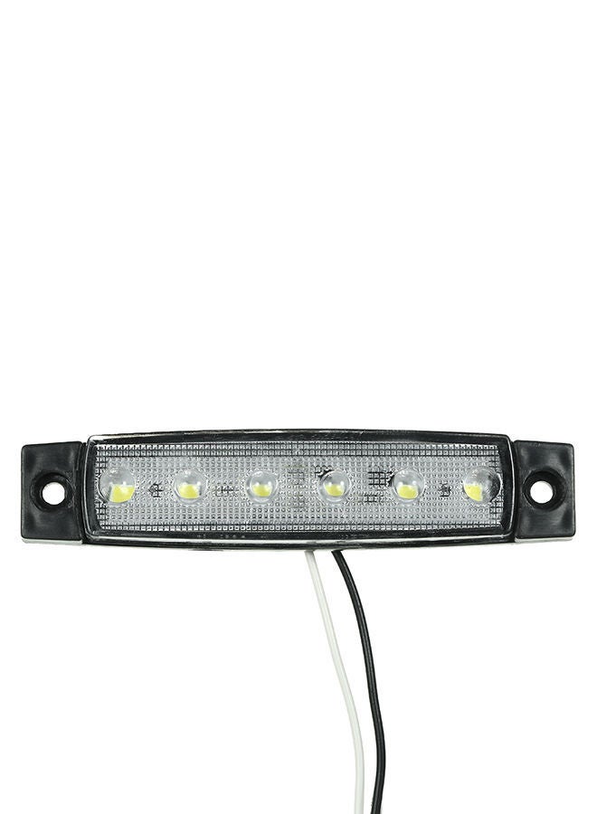 NIBEMINENT 5-Piece 6 LED Amber Side Marker Light Indicator 12V For Truck Bus Boat RV Lorries Jeep SUV  - Image 3