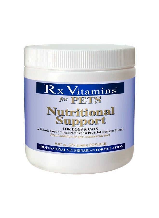 Rx Vitamins Nutritional Support For Dogs & Cats  NutrientFilled Food Supplement Powder  Veterinarian Formulated  9.07 Oz Powder  - Image 1