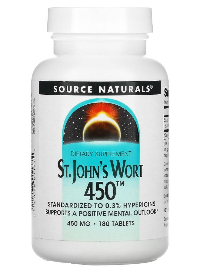 St. John's Wort 450 450 mg 180 Tablets