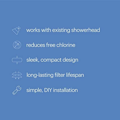 Brondell Shower Filter VivaSpring, Compact Polished Chrome – High Output, 100% High-Purity KDF Filtration, With FF-30 Filter Cartridge, Filtered Shower Water for Healthier Skin & Hair - Image 3