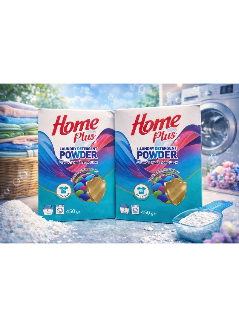 Powder Laundry Detergent for Colored Clothes – 2 Pack (450 g each)