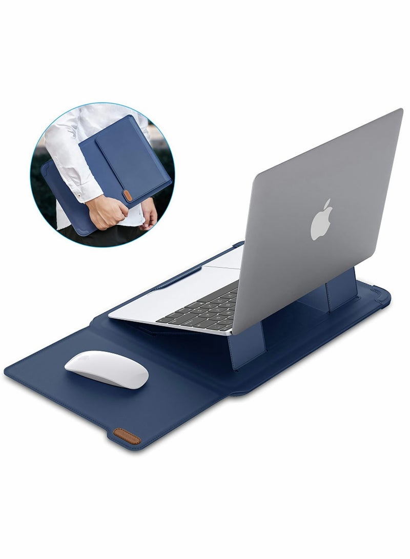 SYOSI Laptop Sleeve Case Laptop Stand Adjustable, Computer Shock 15.6 inch Resistant Bag with Mouse Pad for MacBook Pro 16"/15" 15.6" for Dell Lenovo HP Asus Acer Samsung Sony Computer - Image 3