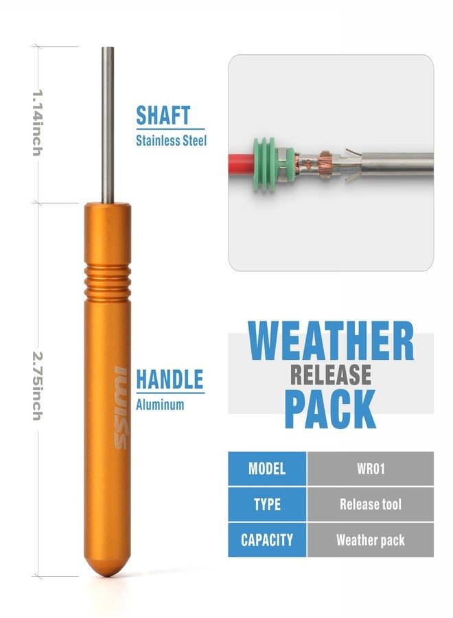 IWISS iCrimp Weather Pack Crimp Tool for AWG 24-14 Crimping Delphi APTIV Weather Pack Terminals or Metri-Pack Connectors- Crimp Terminals and Seal In ONE Cycle with Locator & Removal Extraction Tool - Image 3