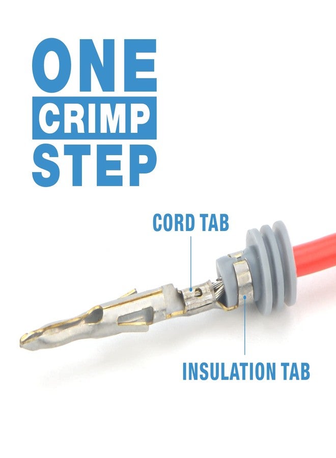 IWISS iCrimp Weather Pack Crimp Tool for AWG 24-14 Crimping Delphi APTIV Weather Pack Terminals or Metri-Pack Connectors- Crimp Terminals and Seal In ONE Cycle with Locator & Removal Extraction Tool - Image 5