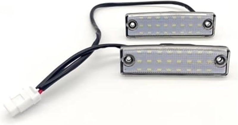 Wivplex 2Pcs White License Plate Light for Toyota - Image 1