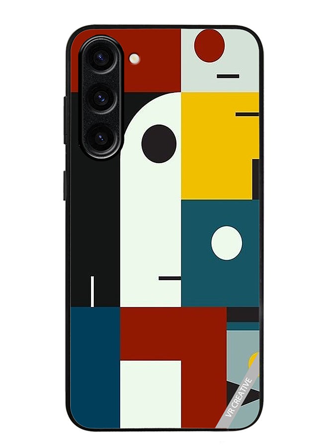 VR CREATIVE Protective Case Cover For Samsung Galaxy S24 Plus Bauhaus Age Design Multicolour - Image 1