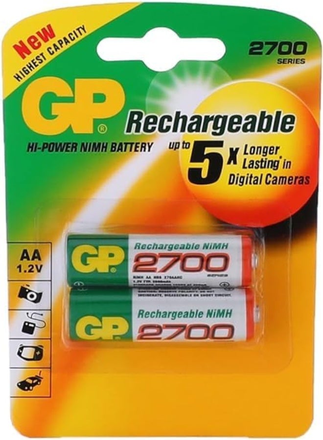 GP Battery For Multi - aa250 AA Rechargeable NiMH Batteries 2700mAh - Image 1