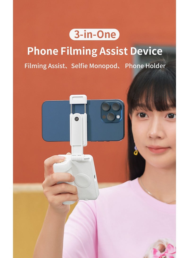 Ultra-mini Three-in-one Bluetooth Mobile Phone Camera Aid Photography Light , With Detachable Fill Light, 360-degree Rotating Selfie Stick+Beauty Light, Mobile Phone Holder, For iPhone Android