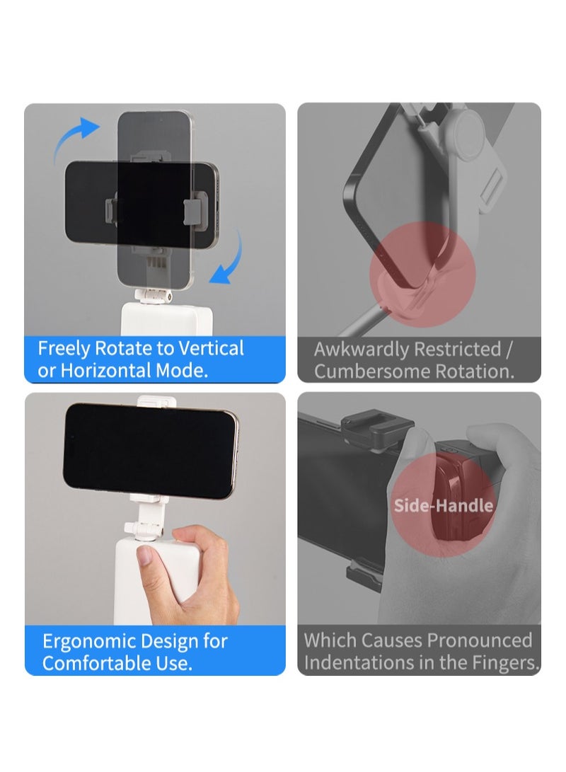 Ultra-mini Three-in-one Bluetooth Mobile Phone Camera Aid Photography Light , With Detachable Fill Light, 360-degree Rotating Selfie Stick+Beauty Light, Mobile Phone Holder, For iPhone Android