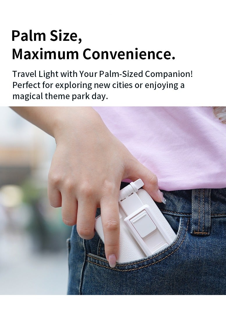 Ultra-mini Three-in-one Bluetooth Mobile Phone Camera Aid Photography Light , With Detachable Fill Light, 360-degree Rotating Selfie Stick+Beauty Light, Mobile Phone Holder, For iPhone Android