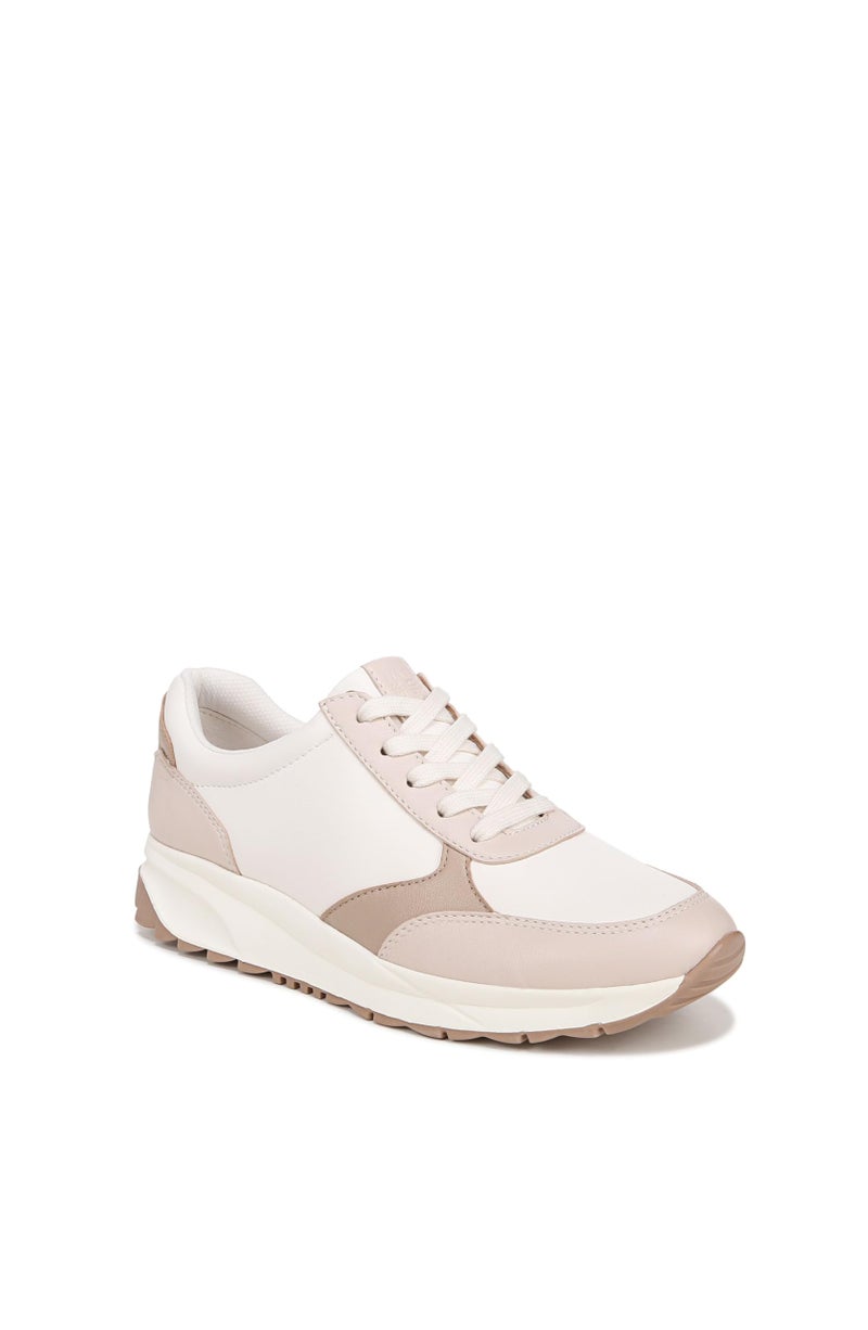 Naturalizer Womens Shay Sneaker Beige Multi Leather 9 M - Image 2