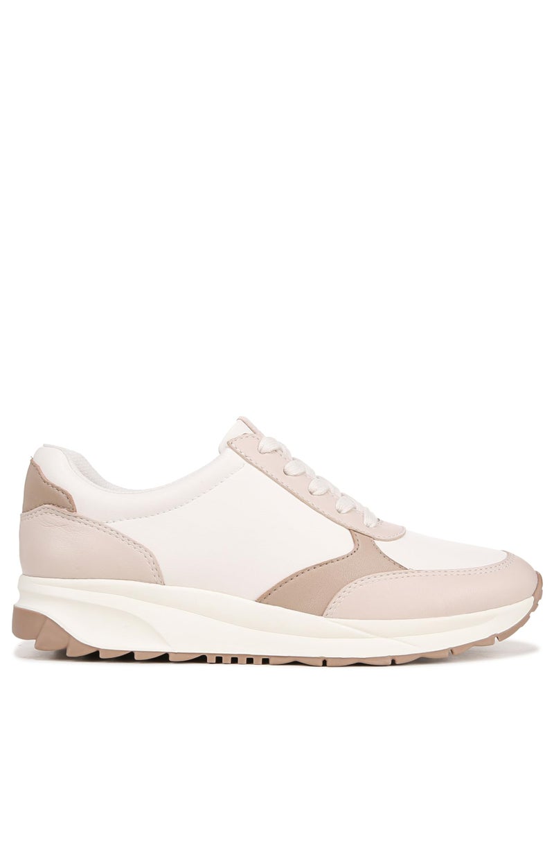 Naturalizer Womens Shay Sneaker Beige Multi Leather 9 M - Image 4