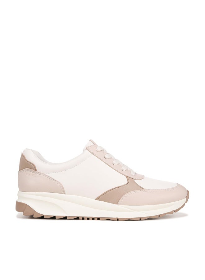 Naturalizer Womens Shay Sneaker Beige Multi Leather 9 M - Image 1