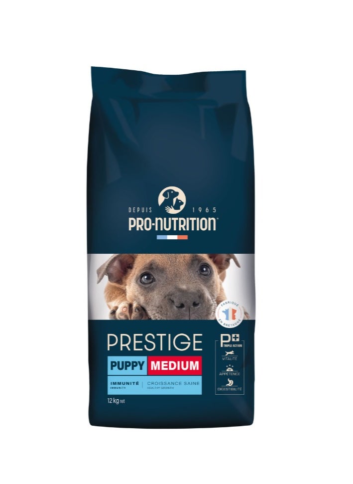 PRO NUTRITION Pro Nutrition Prestige Puppy Medium 12Kg 