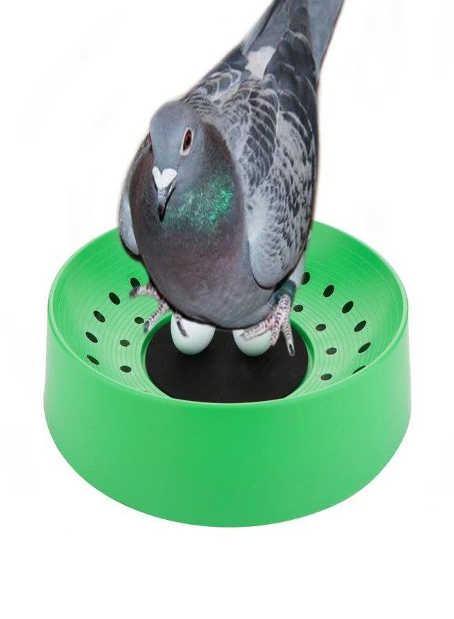 VTurboWay 6 Pack Plastic Pigeon Nest Small Bird Nesting Bowls Quails Breeding Hatching Nest (Blue and Green) - Image 4