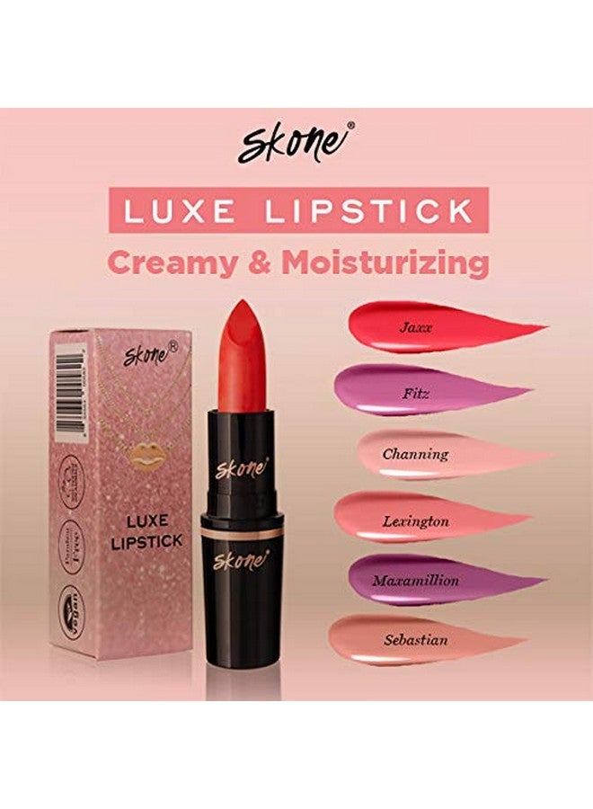 SKONE Cosmestics ; Charm Collection ; Luxe Hydrating Lip Stick ; Vegan Formula ; Infused With Vitamin E ; Long Lasting Lightweight Lip Balm ; Color Channing - Image 3