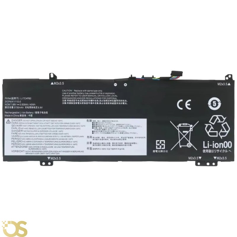 OS Battery Compatible with Lenovo IdeaPad 530S-14IKB 530S-14ARR 530S-15IKB Yoga 530-14IKB 530-14ARR Flex 6-14IKB Flex 6-14ARR L17C4PB0  From OS Store - 3 Month Warranty - Image 1