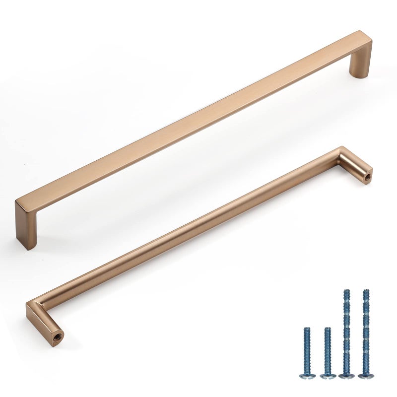 KNOKLOCK 10 Pack 75 Inch192mm Kitchen Cabinet Handles Champagne Bronze Cabinet Pulls Kitchen Cabinet Hardware Drawer Pulls for Cupboard Wardrobe - Image 2