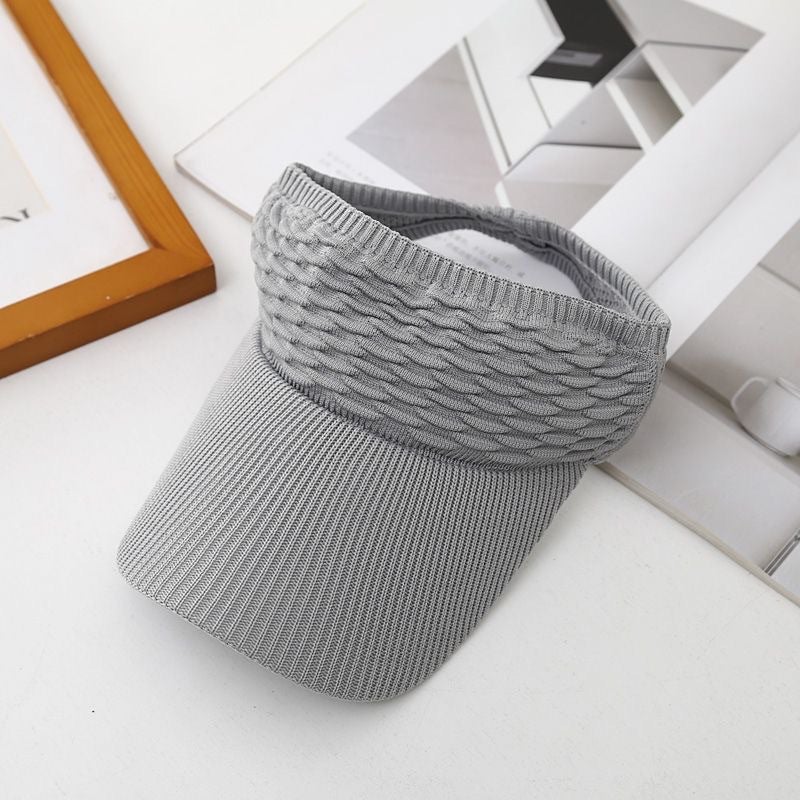 New Style Knitted Hollow Top Sun Cap for Summer, Korean Style Baseball Cap, Outdoor Sports Cap - Image 5
