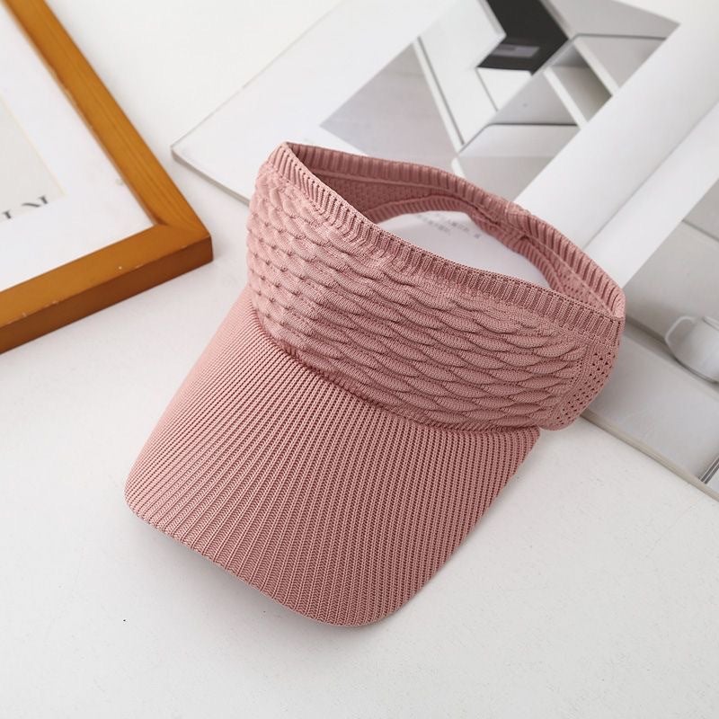 New Style Knitted Hollow Top Sun Cap for Summer, Korean Style Baseball Cap, Outdoor Sports Cap - Image 4
